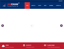 Tablet Screenshot of amcham-tz.com